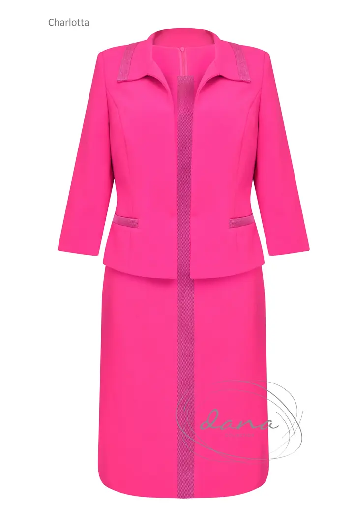 Комплет са панталонама боје амаранта DANA Collection